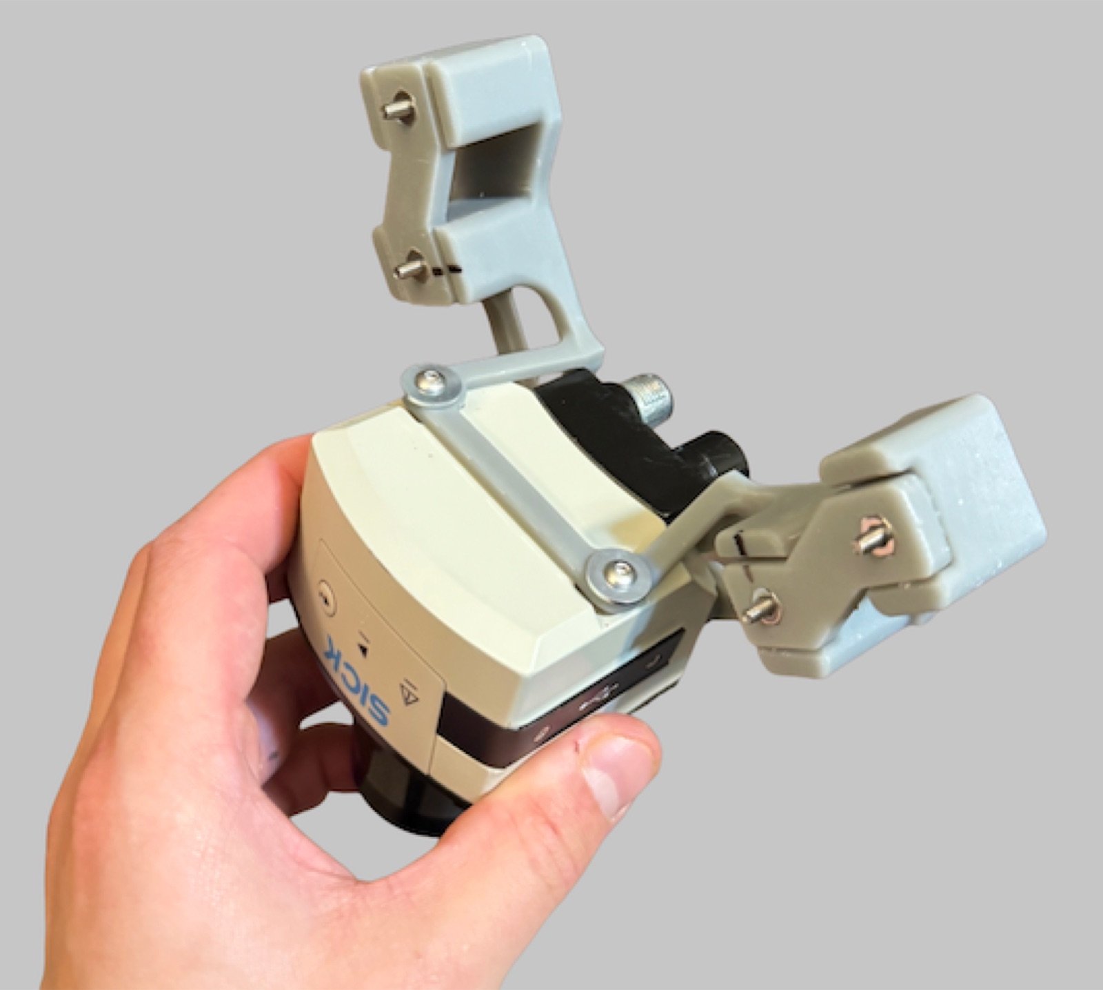 3D-printed LiDAR sensor mount prototype